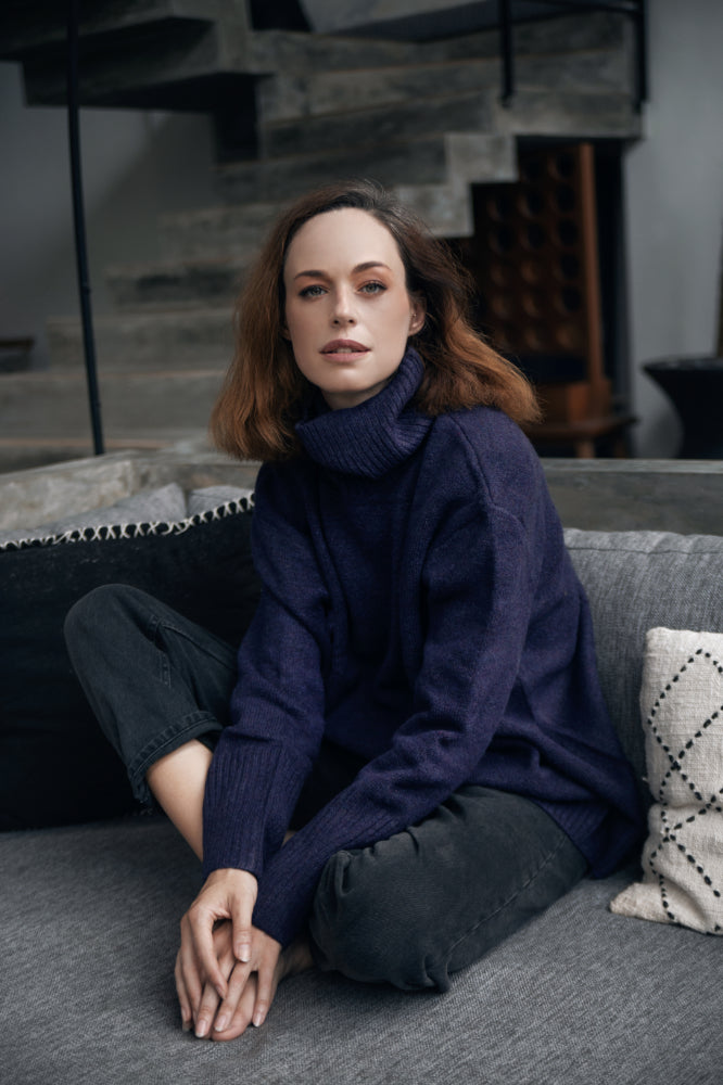 Dog Walker Chunky Cowl Sweater