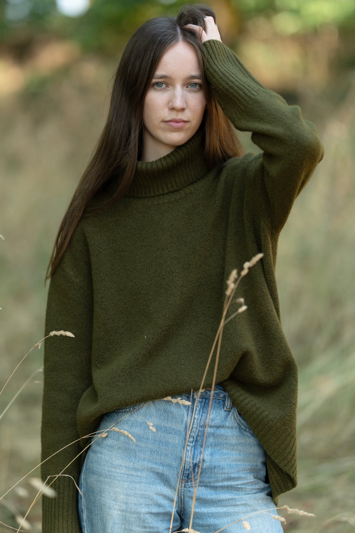 Dog Walker Chunky Cowl Sweater