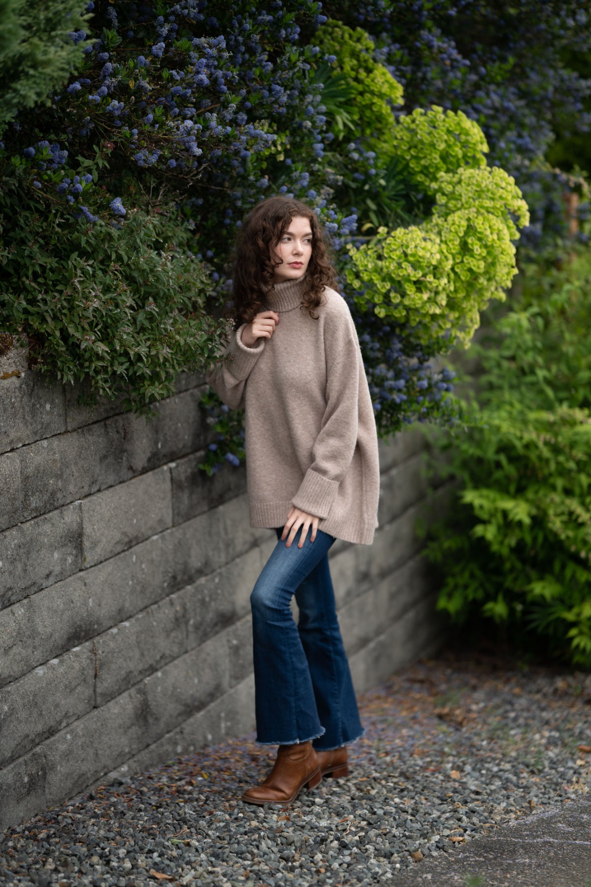 Dog Walker Chunky Cowl Sweater