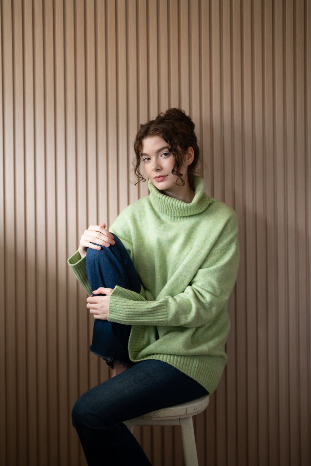 Dog Walker Chunky Cowl Sweater