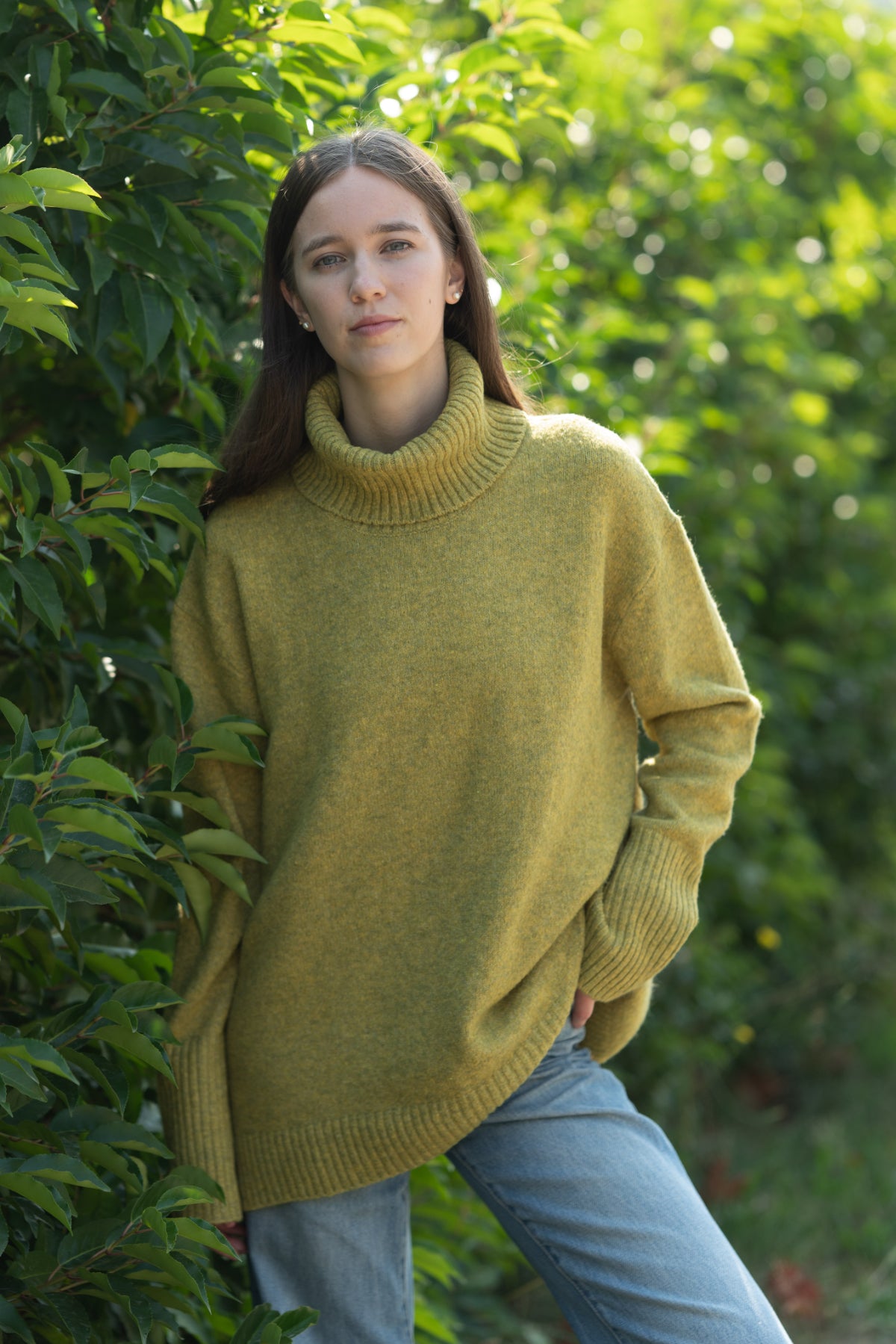 Dog Walker Chunky Cowl Sweater