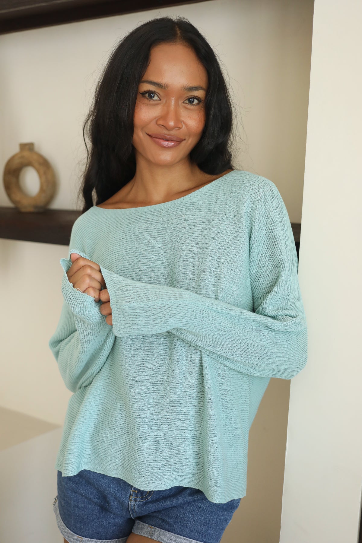 Linen Blend Beachcomber Sweater