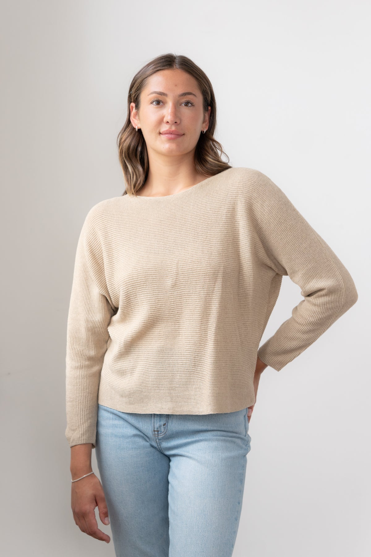 Linen Blend Beachcomber Sweater