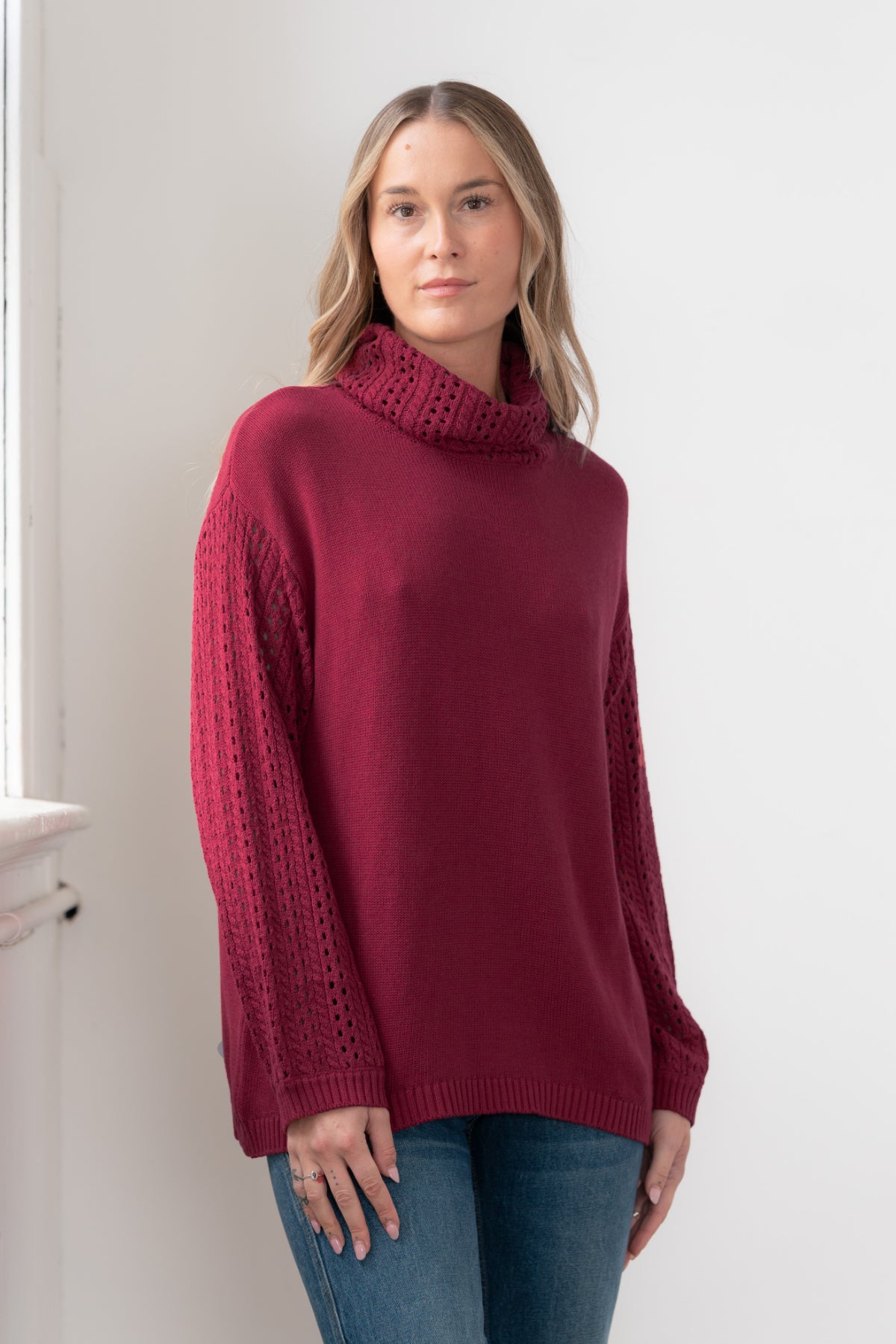 Calla Cowl Sweater