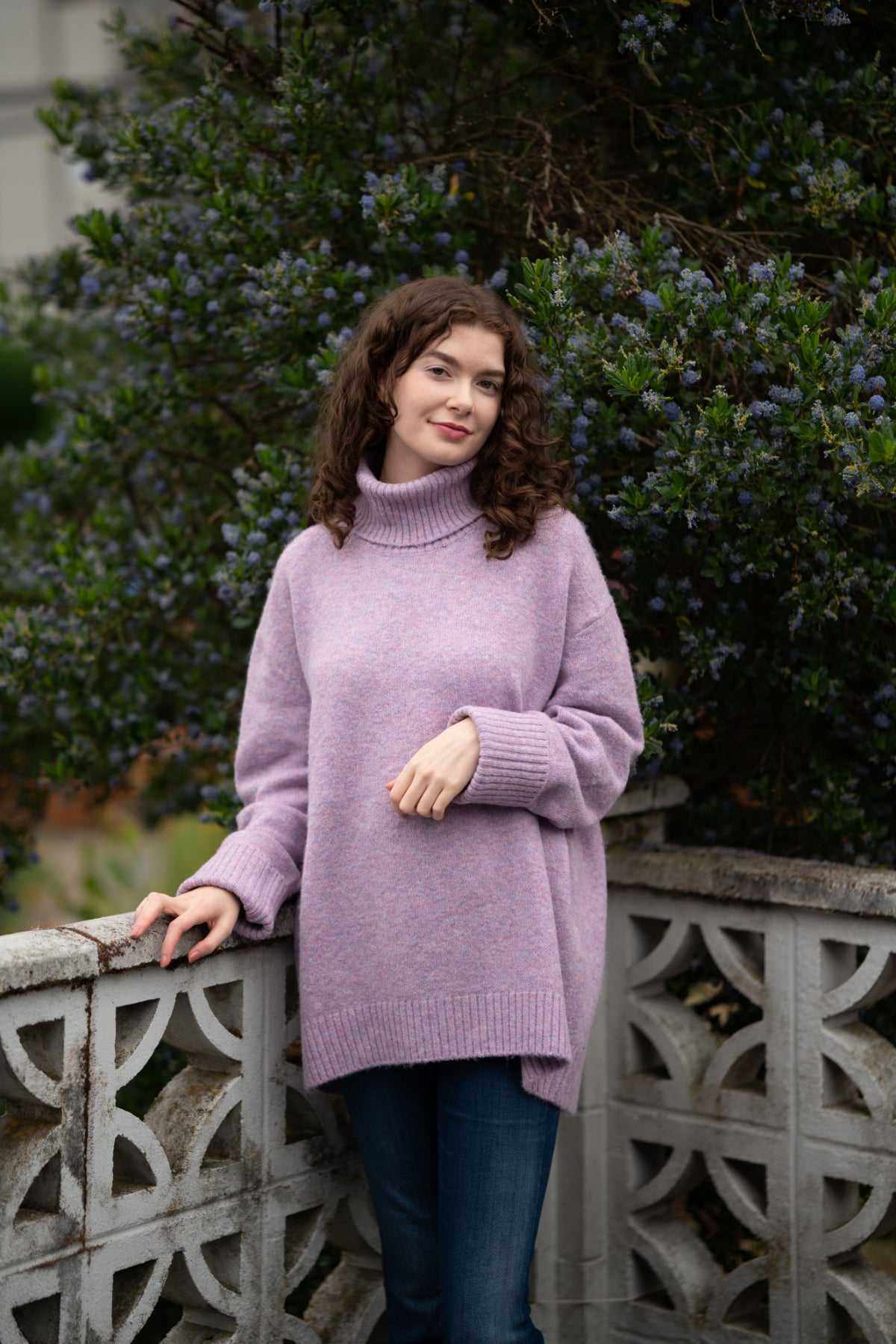 Dog Walker Chunky Cowl Sweater