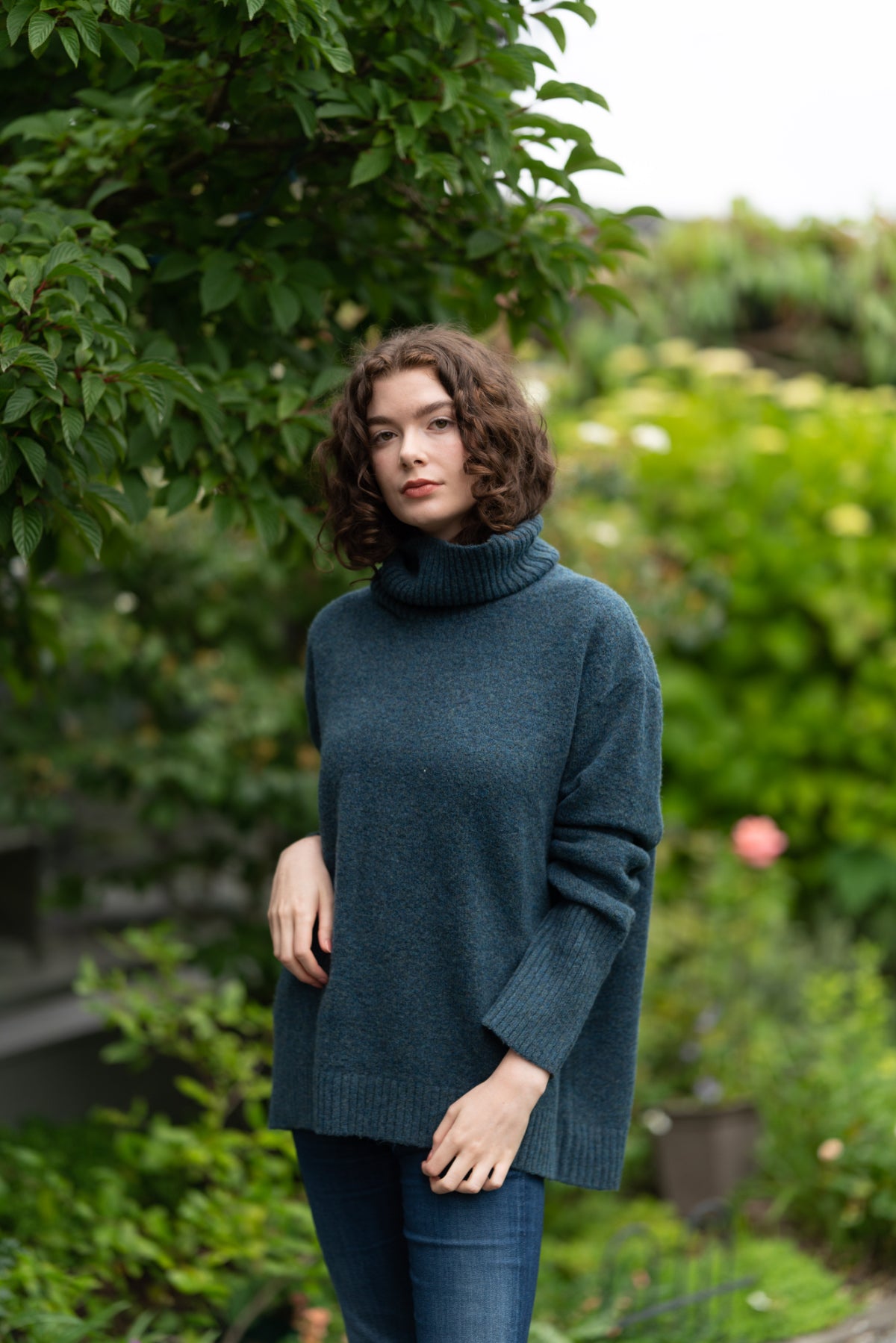 Dog Walker Chunky Cowl Sweater