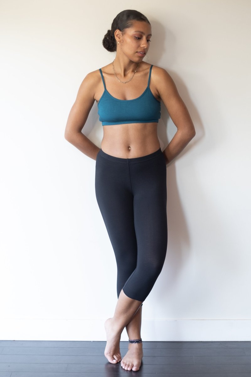Bamboo Legging - Capri - Echo Verde Clothing