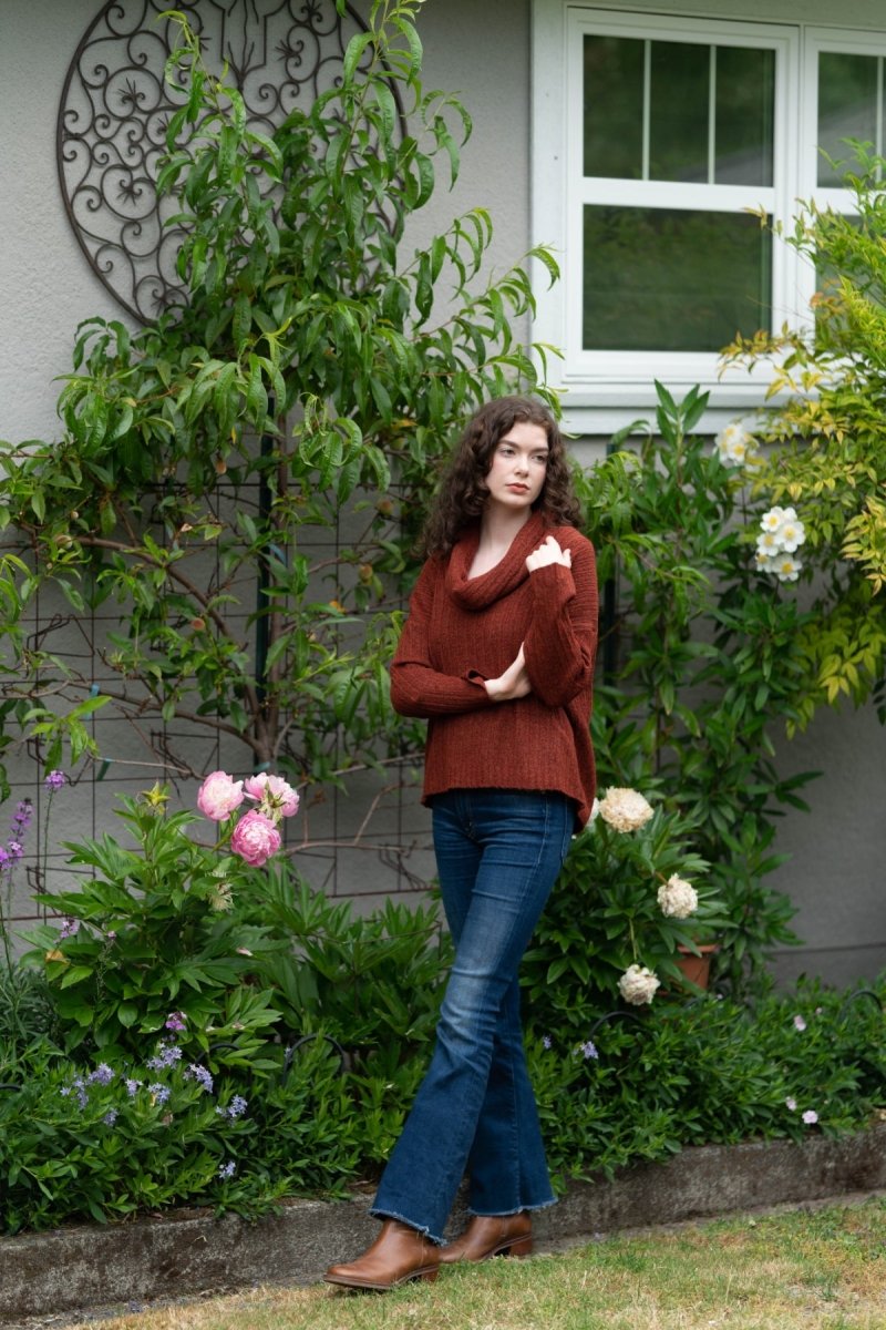 Coco Cowl Sweater - Echo Verde Clothing