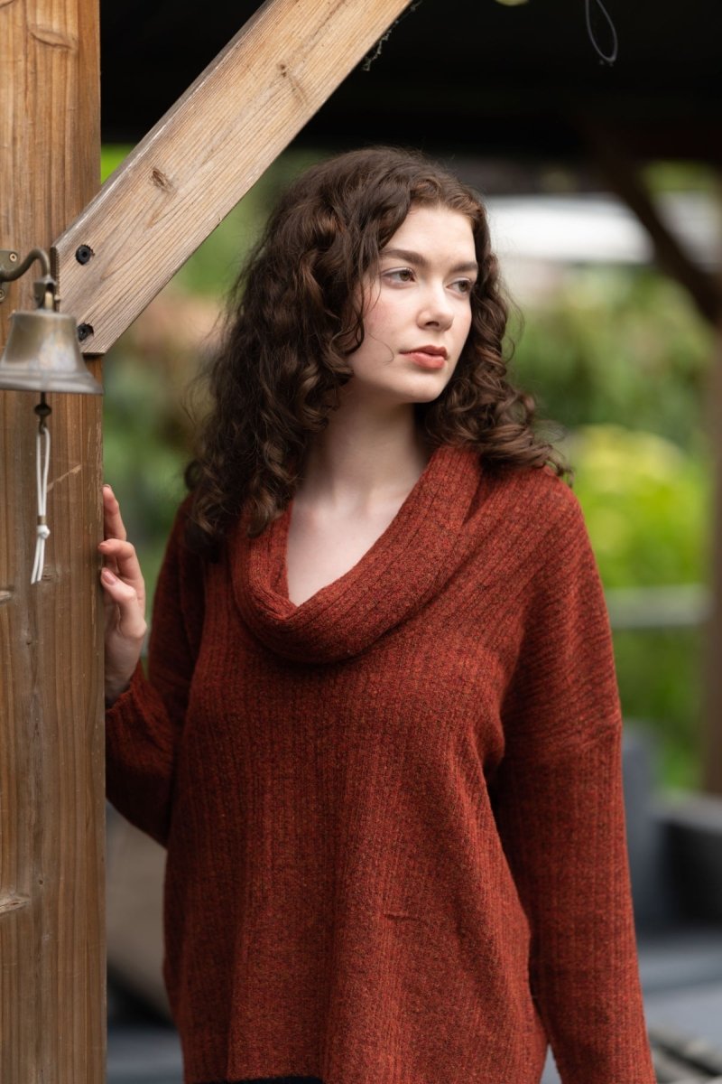 Coco Cowl Sweater - Echo Verde Clothing