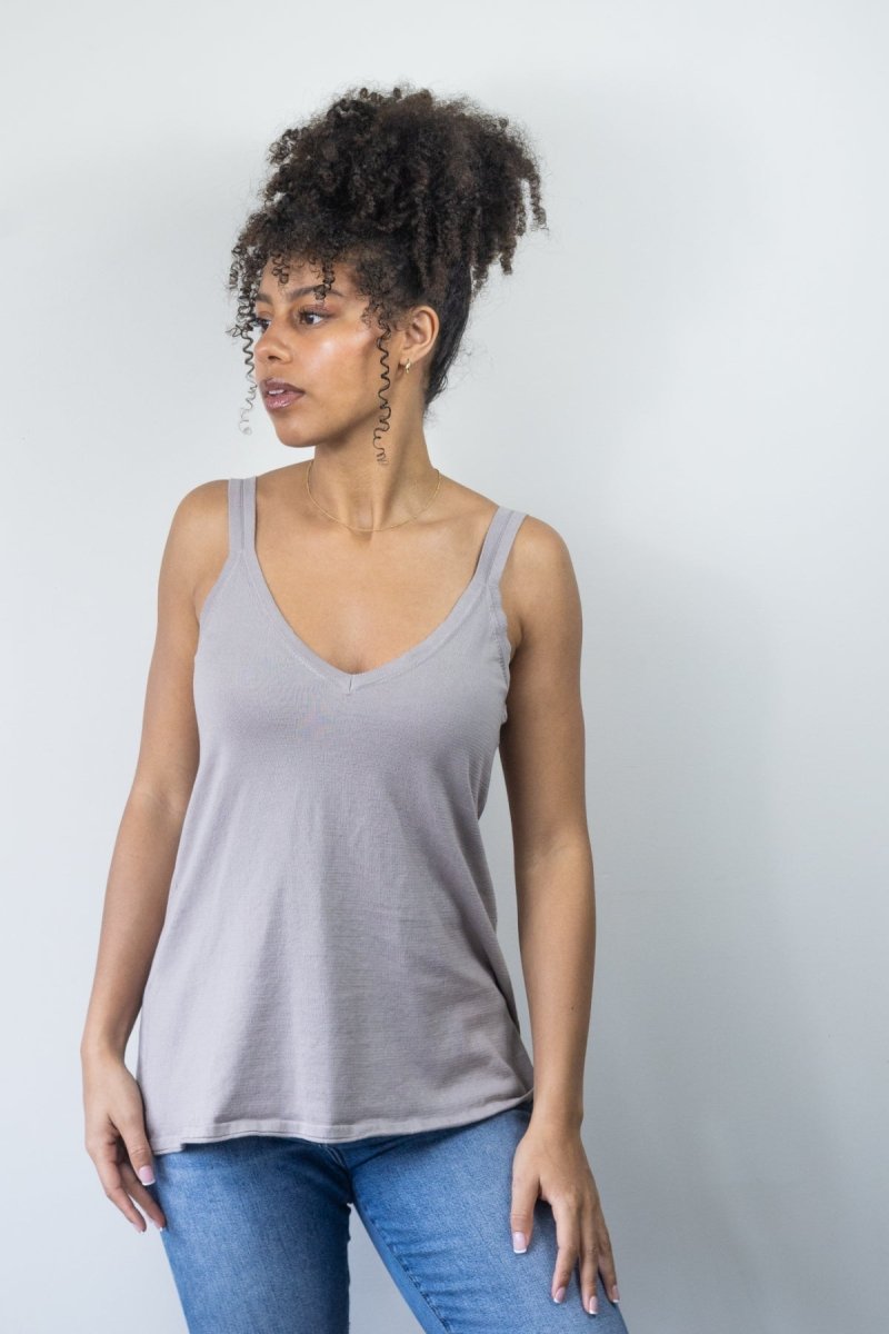 The Reversible Versatile Tank Scoop or V - Echo Verde Clothing