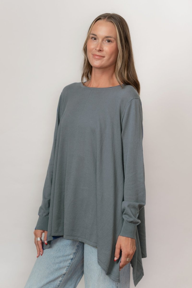 The Traveller Sweater Convertible to Cardi - Echo Verde Clothing
