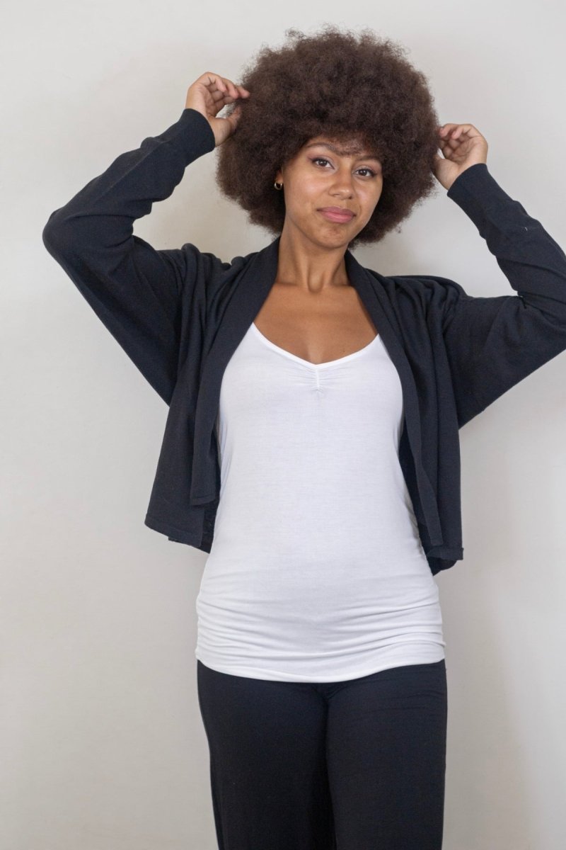 The Traveller Sweater Convertible to Cardi - Echo Verde Clothing
