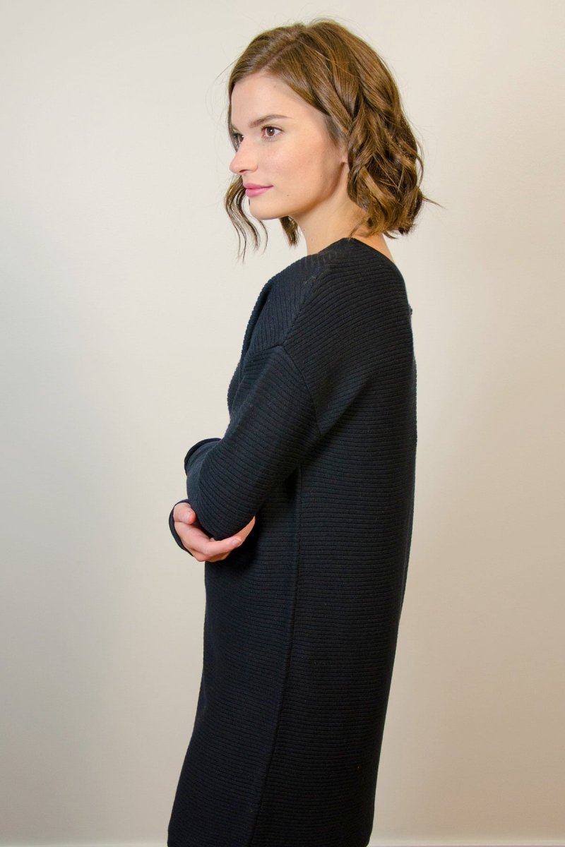 Merino Sweater Knit Dress/Tunic - Echo Verde Clothing