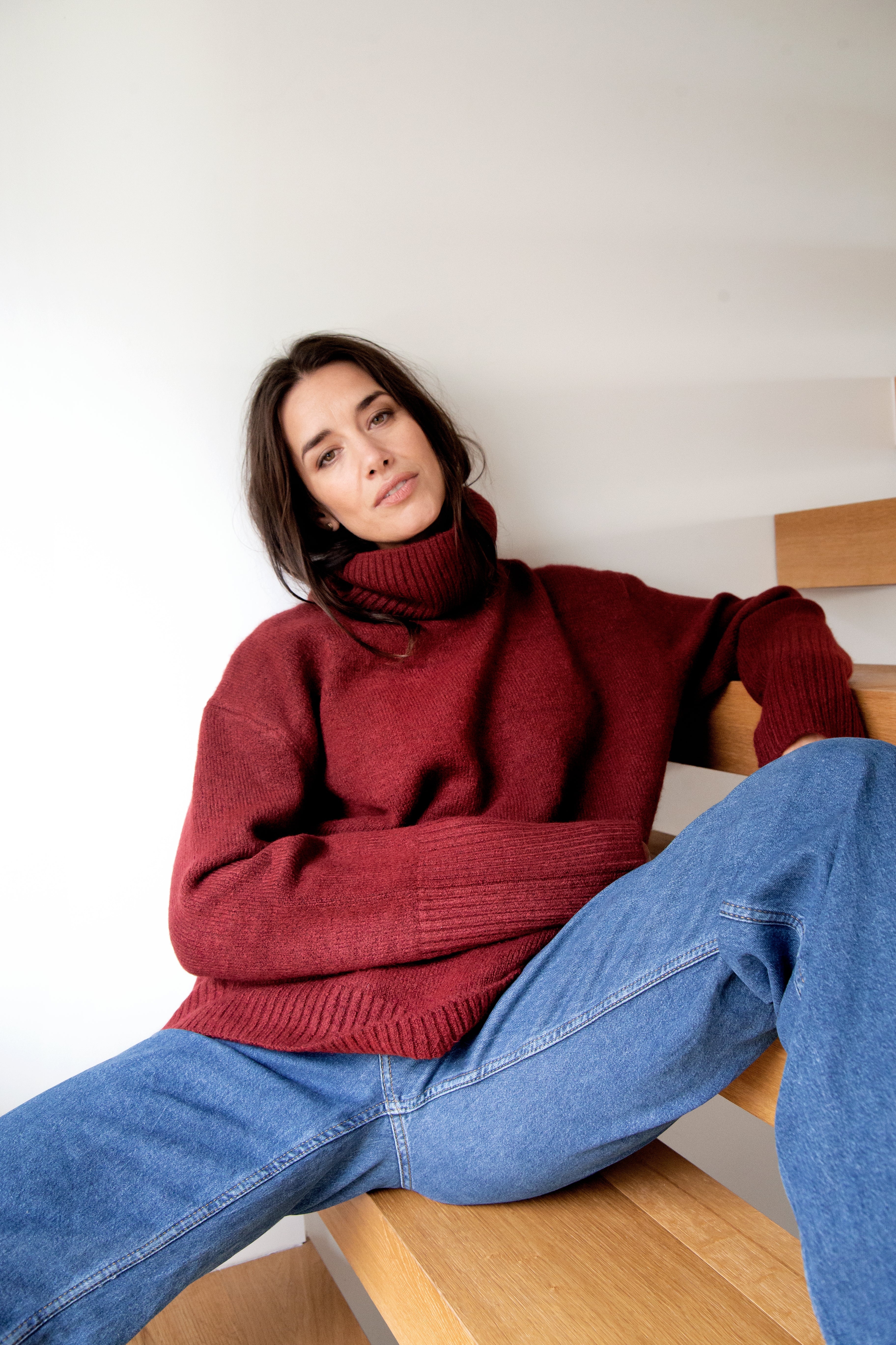 Dog Walker Chunky Cowl Sweater