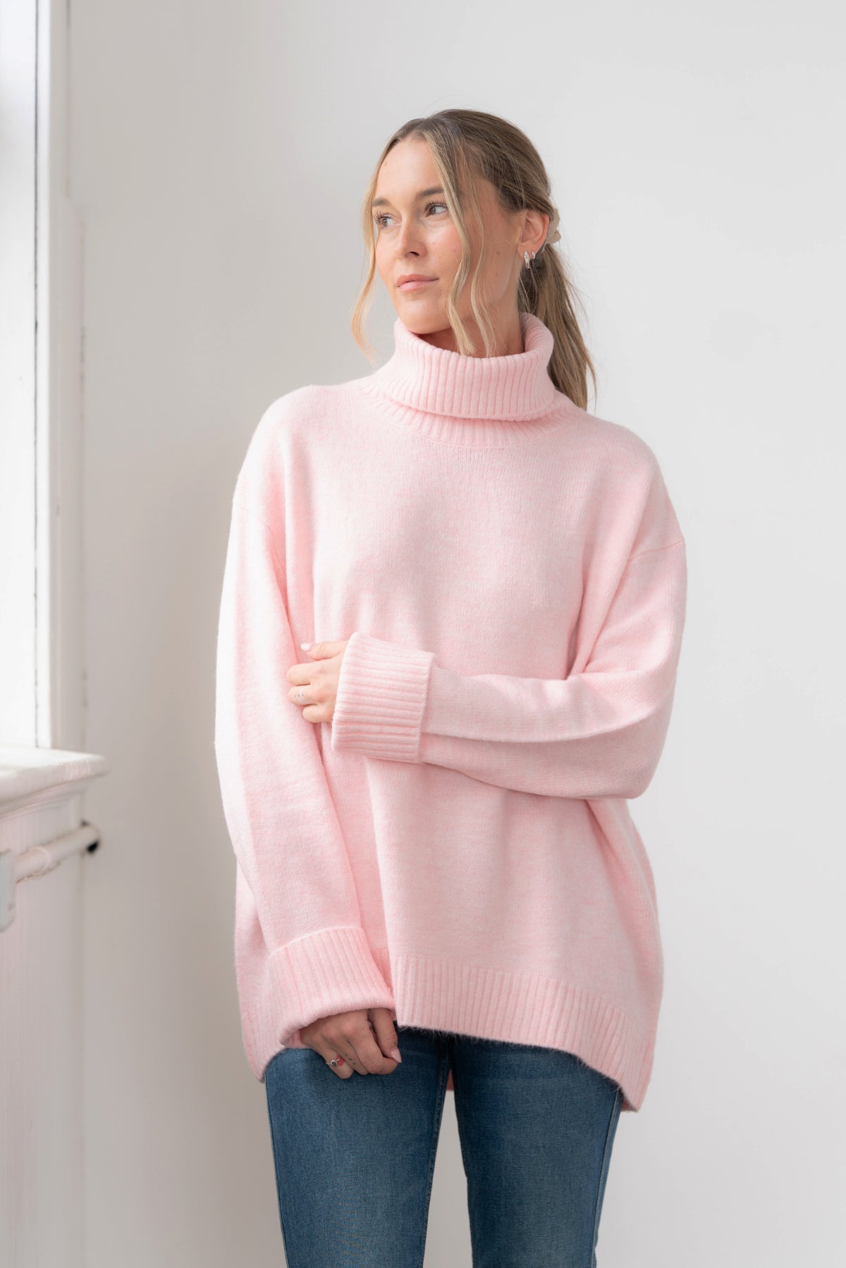 Dog Walker Chunky Cowl Sweater