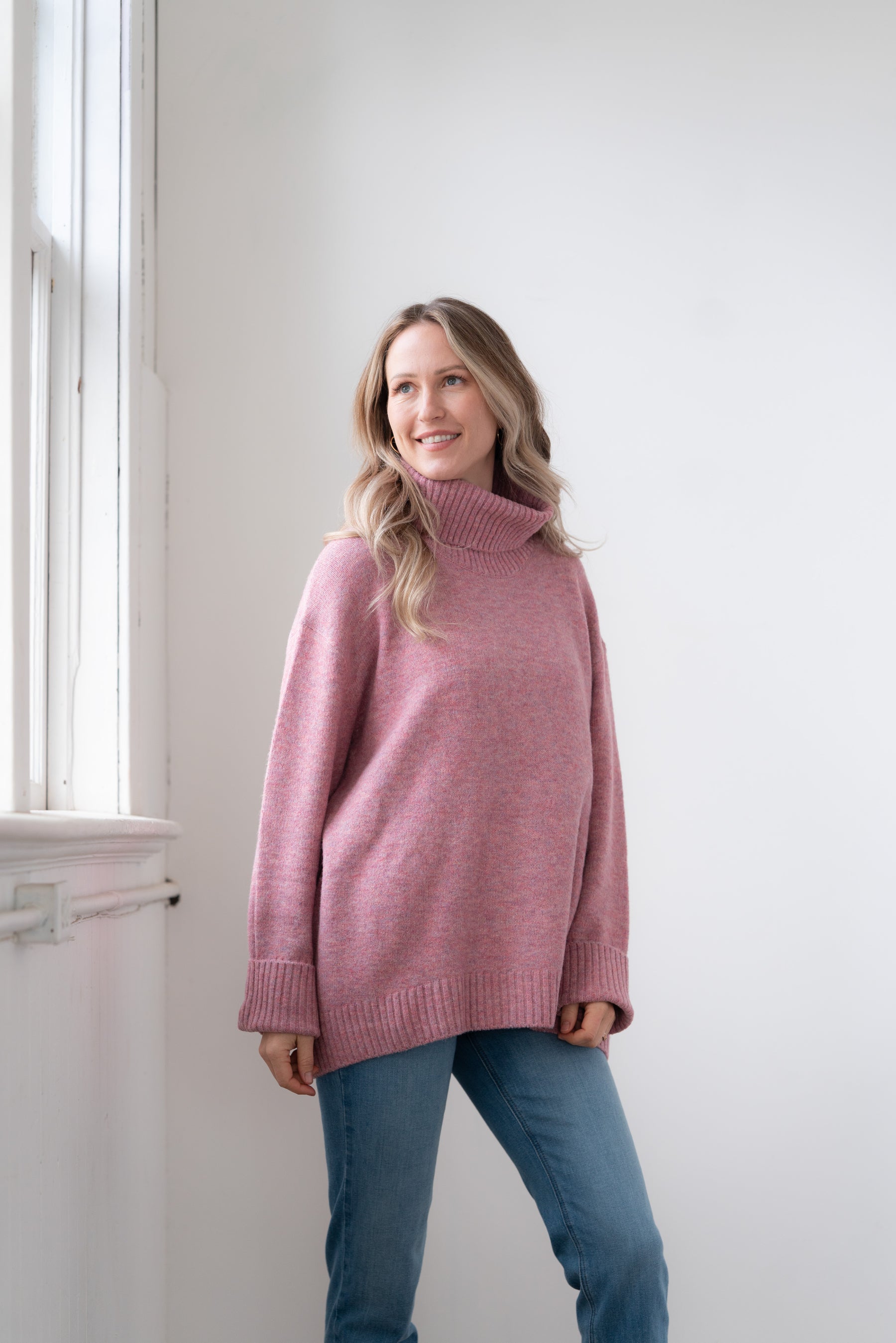 Dog Walker Chunky Cowl Sweater