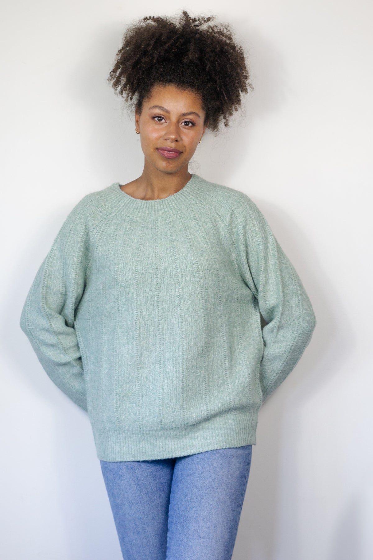 Caribou Cable Knit Crew Sweater