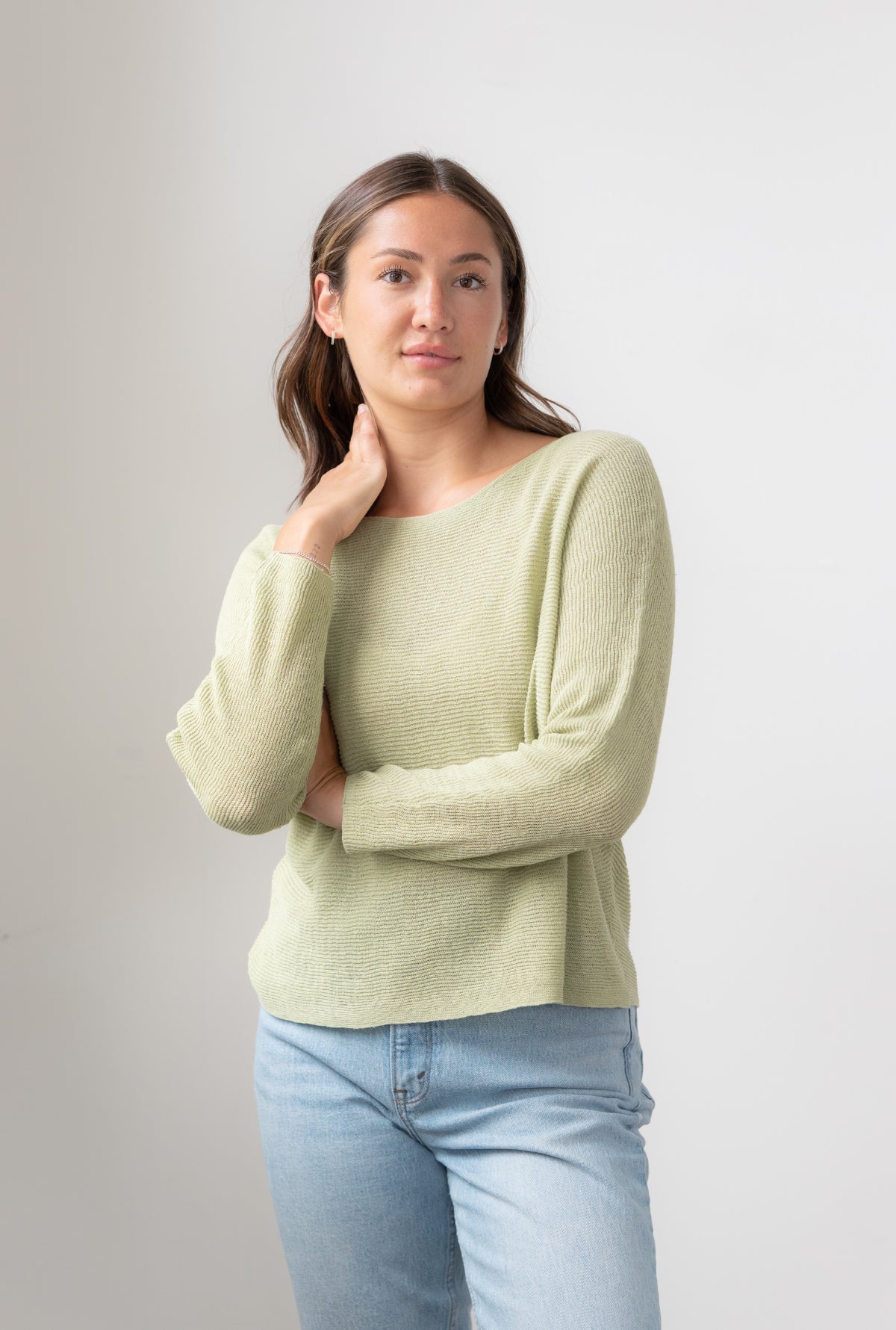 Linen Blend Beachcomber Sweater
