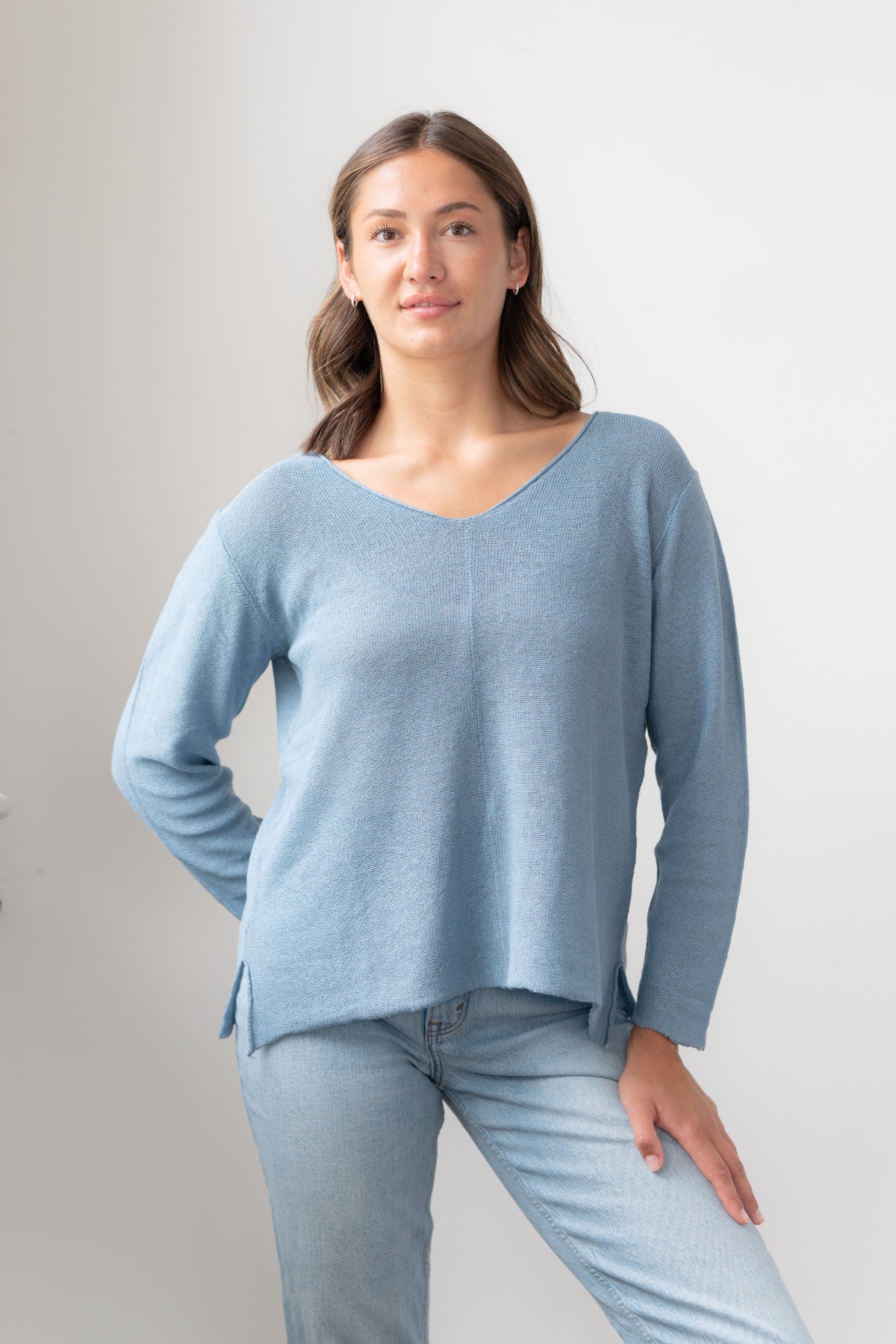 The Beachy V Sweater