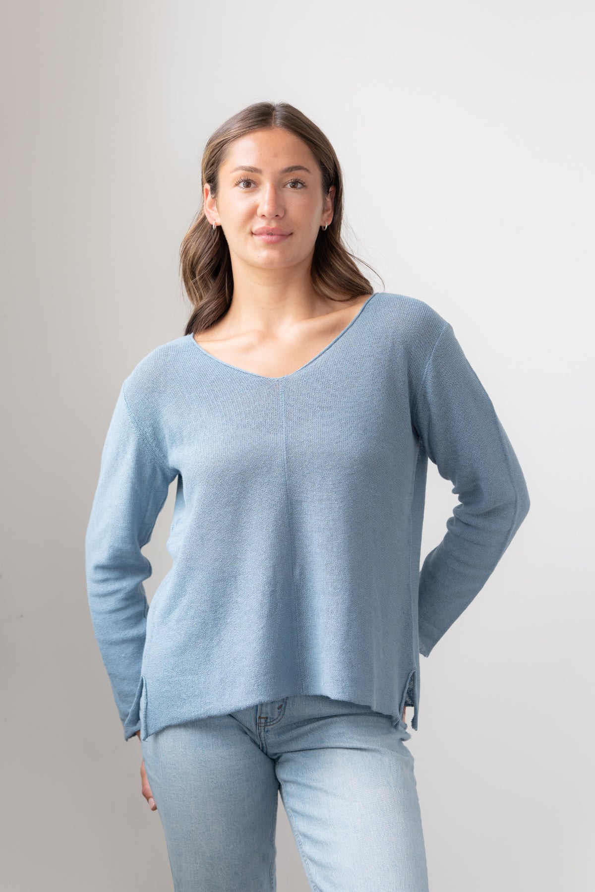 The Beachy V Sweater