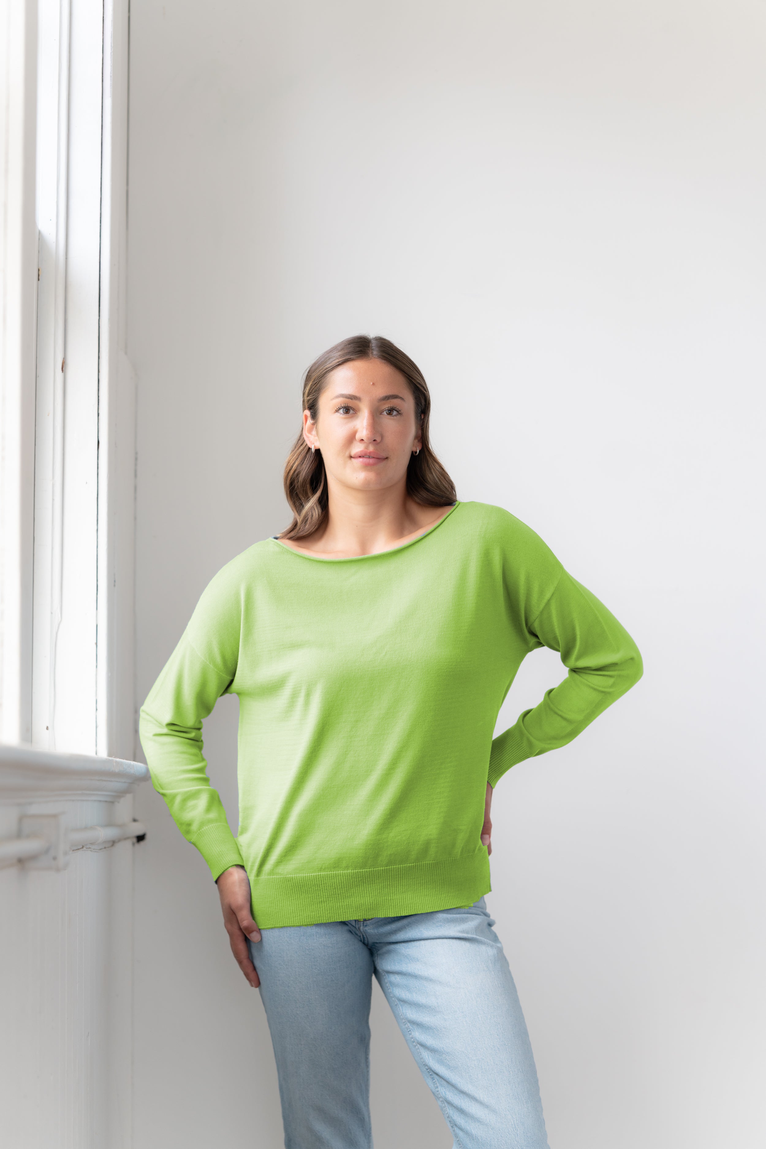 Roll Neck Bamboo Blend Sweater