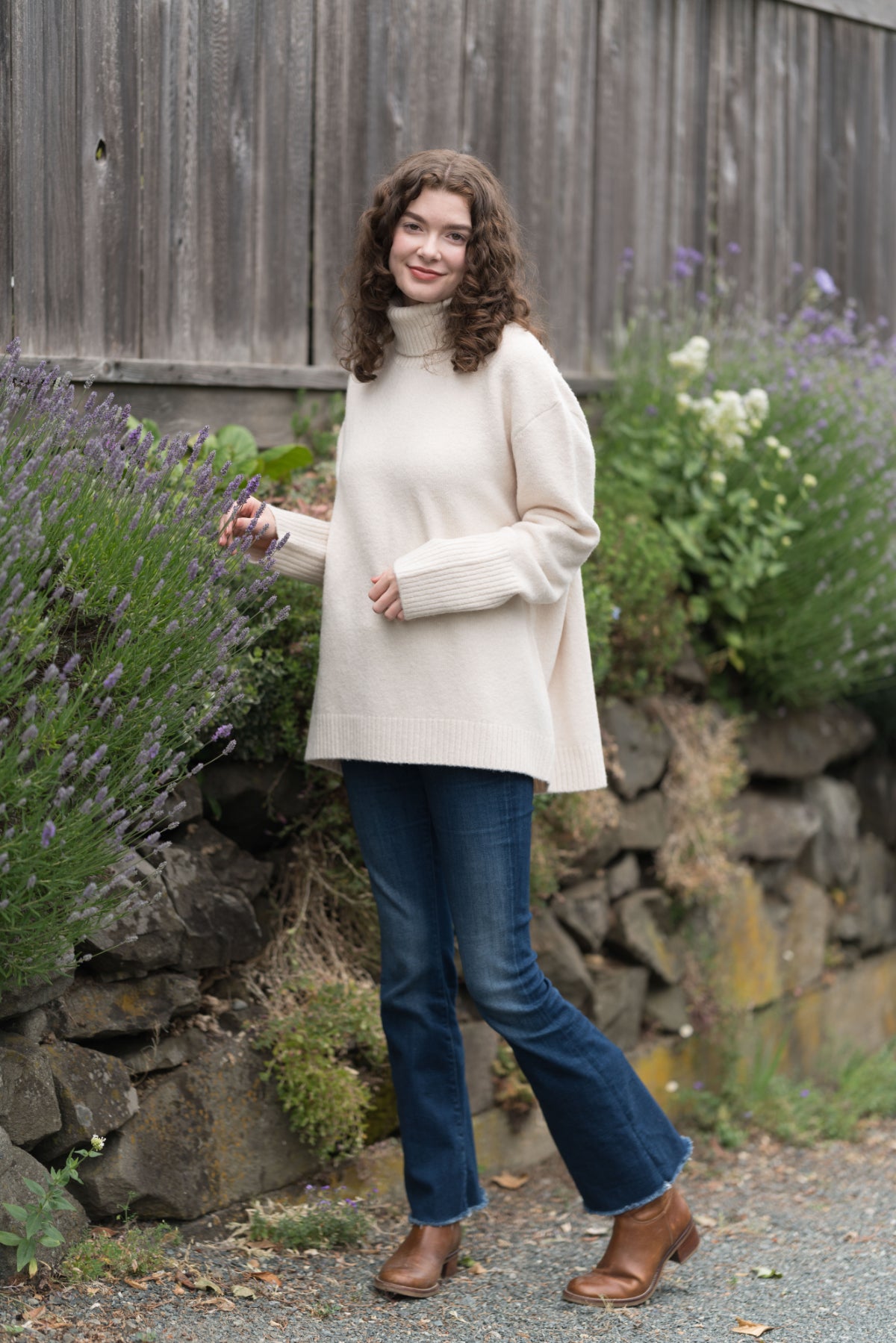 Dog Walker Chunky Cowl Sweater