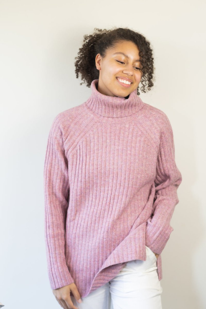 BFF Easy Rib Sweater - Echo Verde Clothing