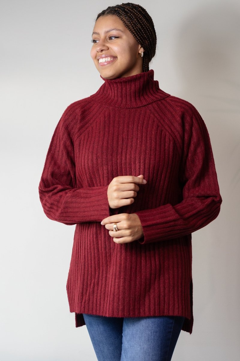 BFF Easy Rib Sweater - Echo Verde Clothing