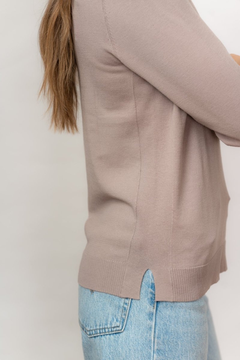 Boat Neck Bamboo Sweater - Echo Verde Clothing