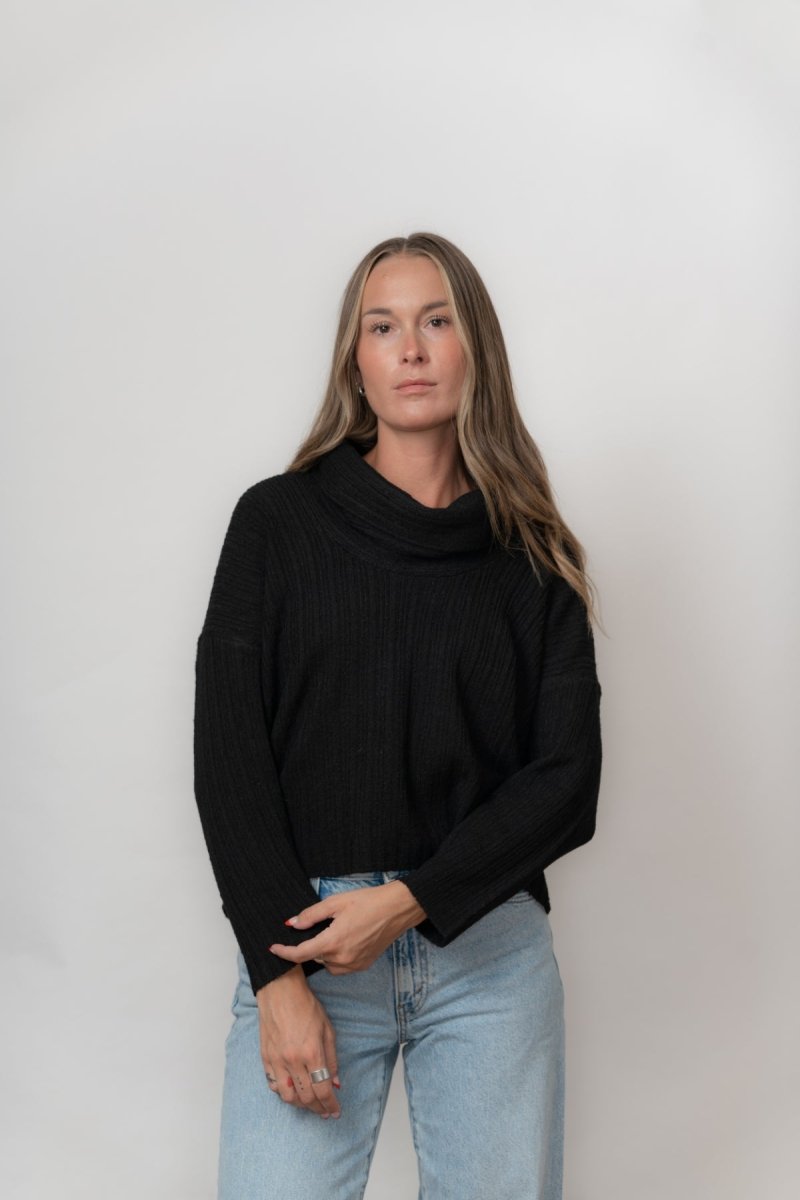 Coco Cowl Sweater - Echo Verde Clothing