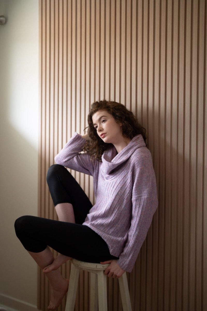 Coco Cowl Sweater - Echo Verde Clothing