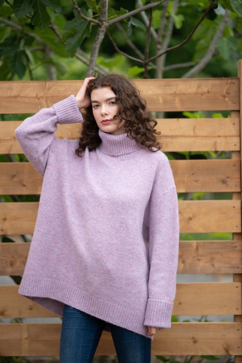 Dog Walker Chunky Cowl Sweater - Echo Verde Clothing