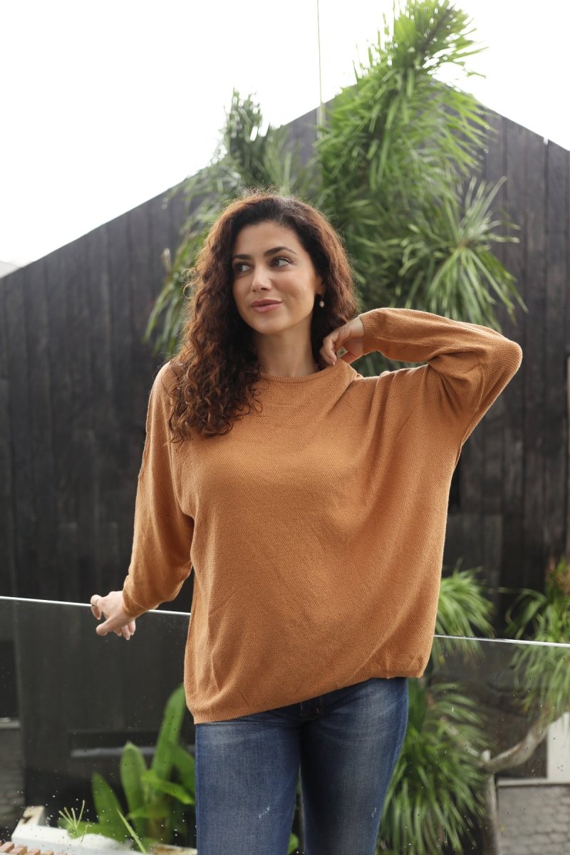 Easy Crew, Crepe Knit Sweater - Echo Verde Clothing