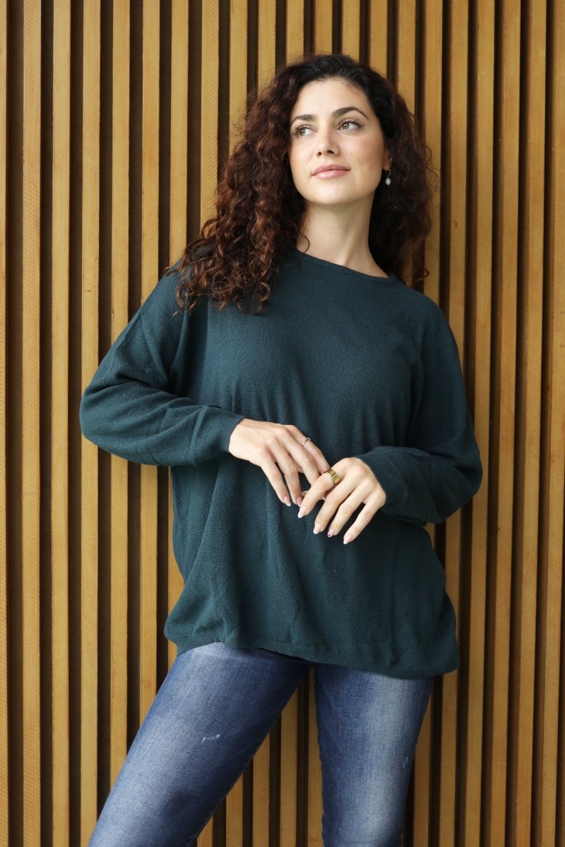 Easy Crew, Crepe Knit Sweater - Echo Verde Clothing
