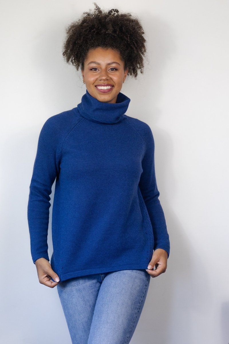 Myrna Mock Neck Soft Sweater - Echo Verde Clothing