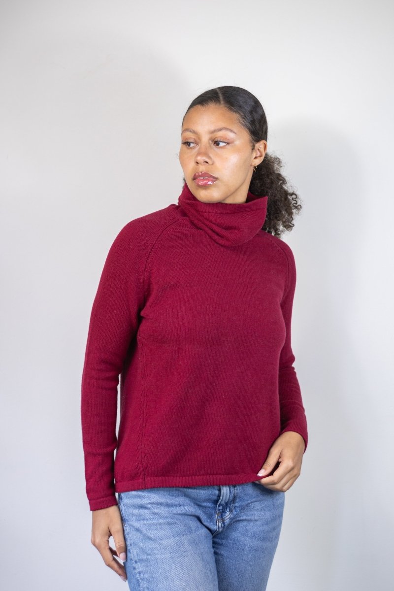 Myrna Mock Neck Soft Sweater - Echo Verde Clothing