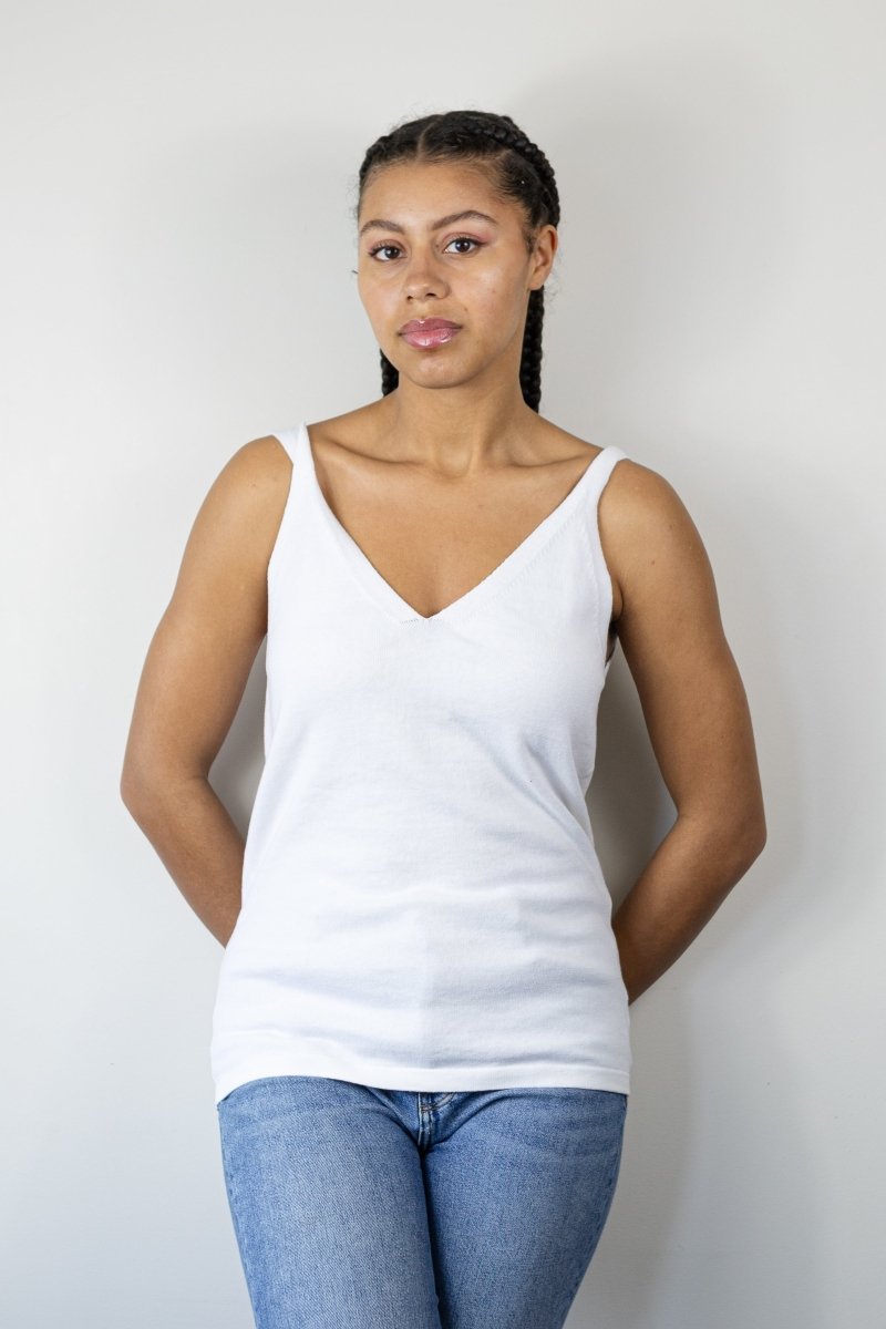 Sweater Tank in Organic Cotton - Echo Verde Clothing