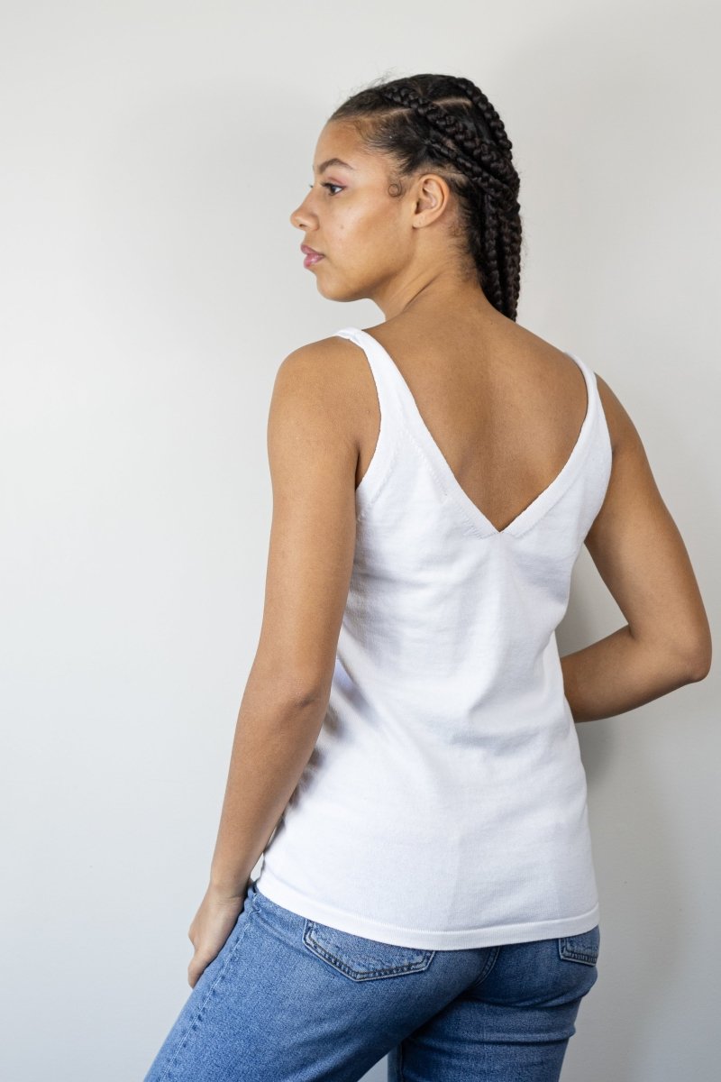 Sweater Tank in Organic Cotton - Echo Verde Clothing