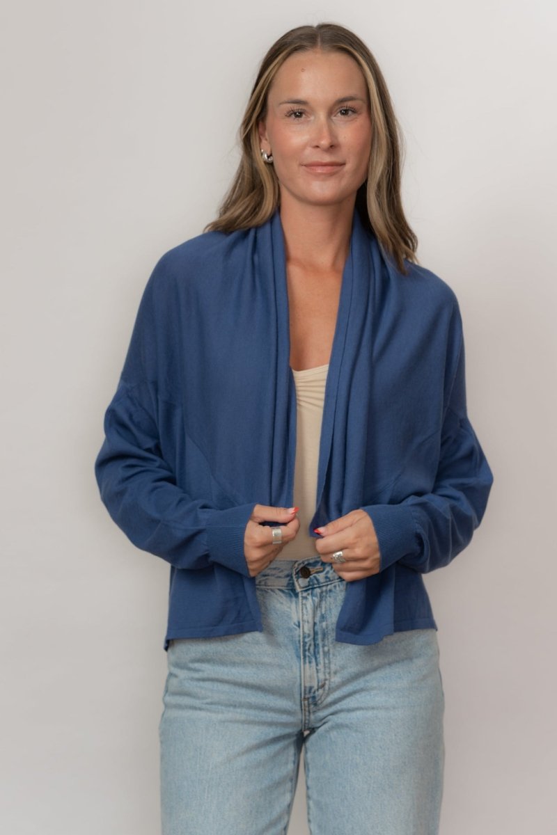 The Traveller Sweater Convertible to Cardi - Echo Verde Clothing