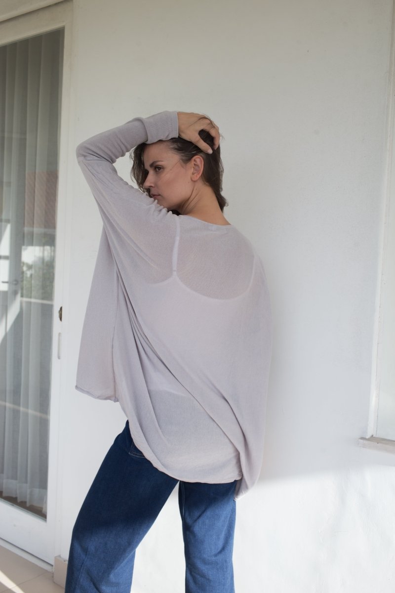 Twist & Shrug Sweater - Echo Verde Clothing